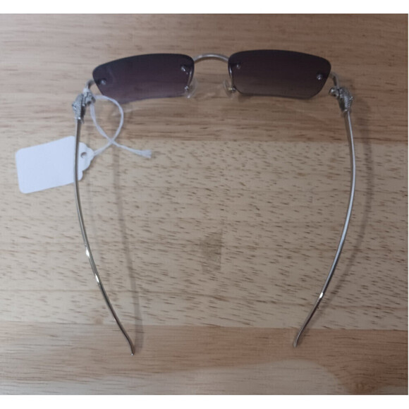 Unisex Small Framed Sunglasses In Gray - Picture 3 of 7